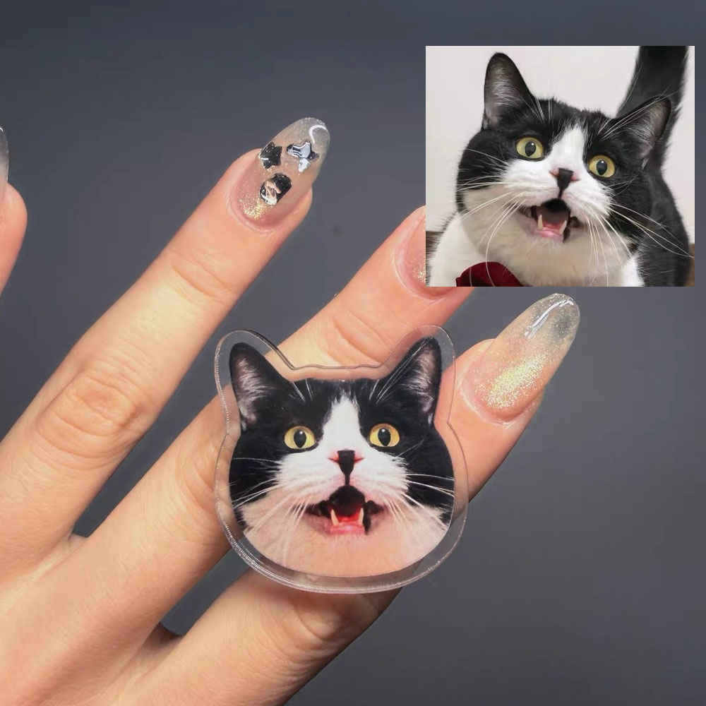 Vintage Brooch Pin - Custom Pet Face Brooch Animal's Portraits