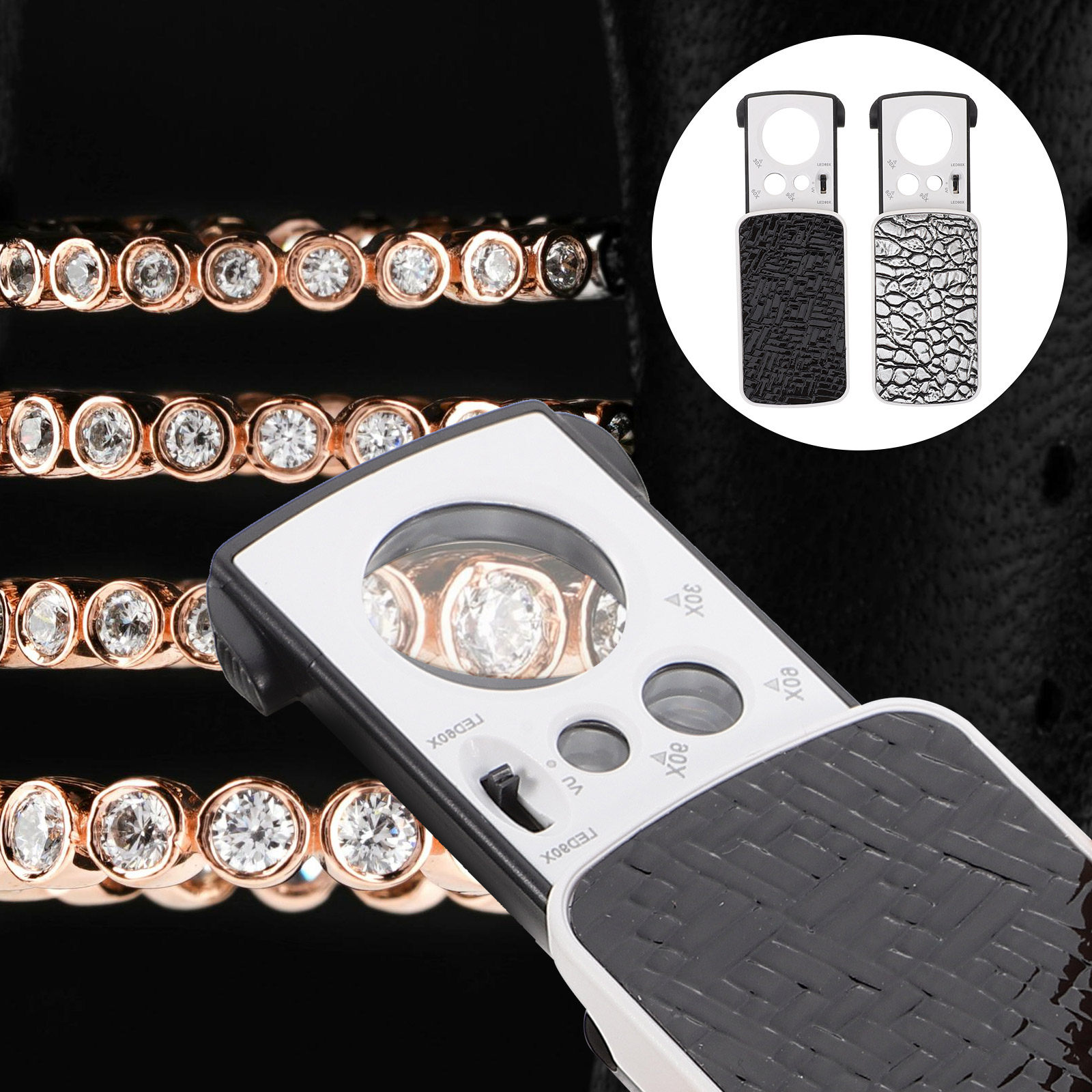 Collectors Coins Jewelry & Watches Of Smithtown Reviews - 2Pcs Jewelry Magnifier LED Portable Illuminated