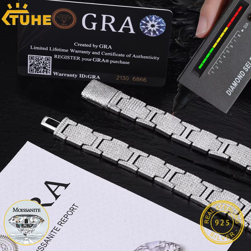 Jewelry Watches Men - TUHE High quality Unisex VVS1 D