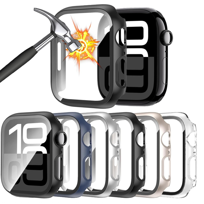 Tempered Glass+Case For Apple  - Jewelry Smart Watches avis et prix