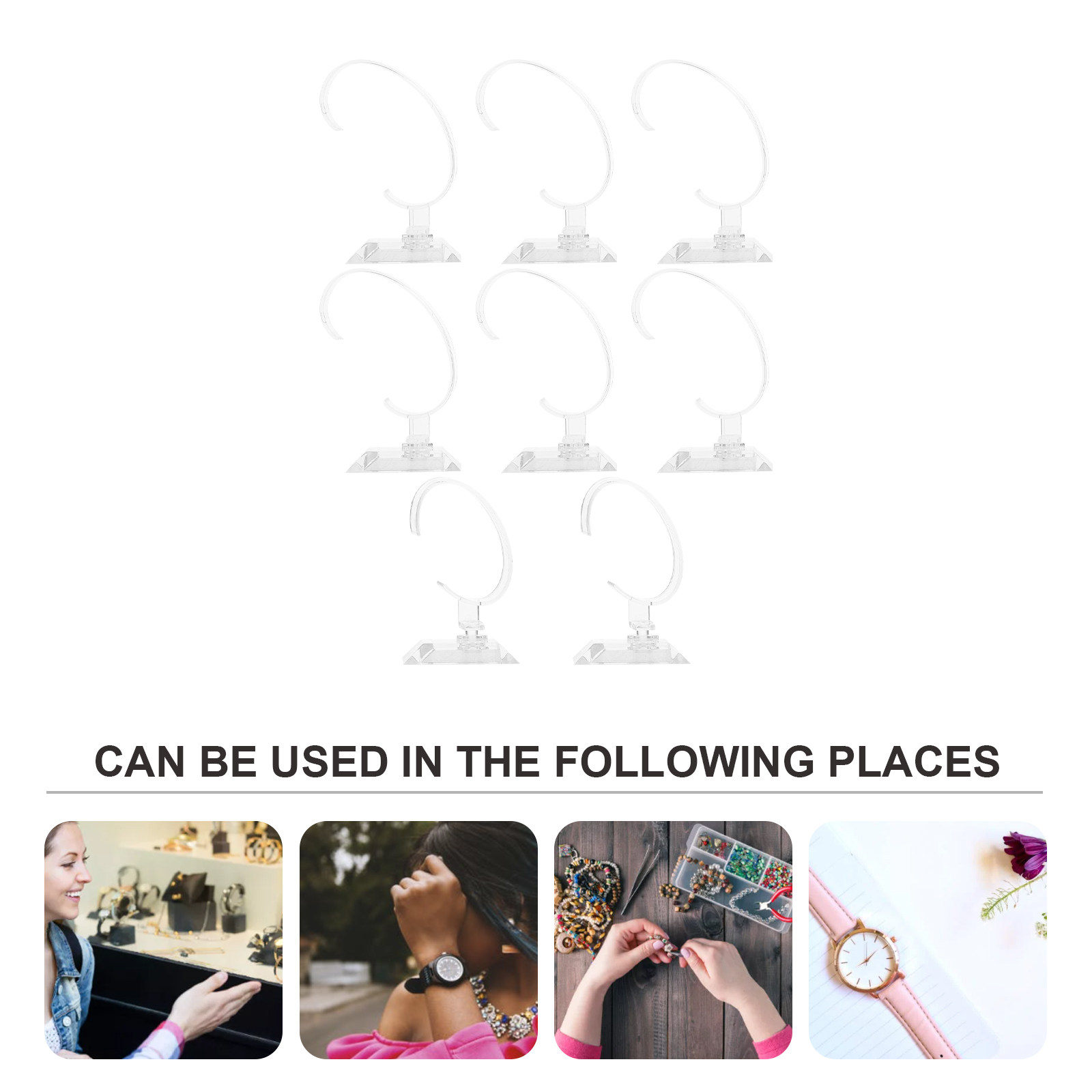 8pcs C-Shaped Watch Display St - Jewelry And Watches Inc avis et prix