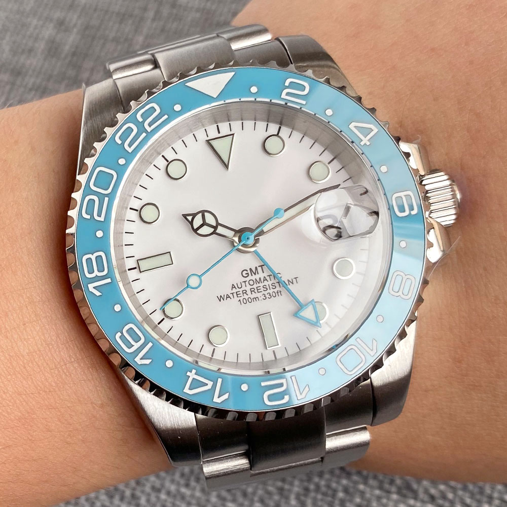 Customized 40mm Ice Blue Dial  - Jewelry Watches Men avis et prix