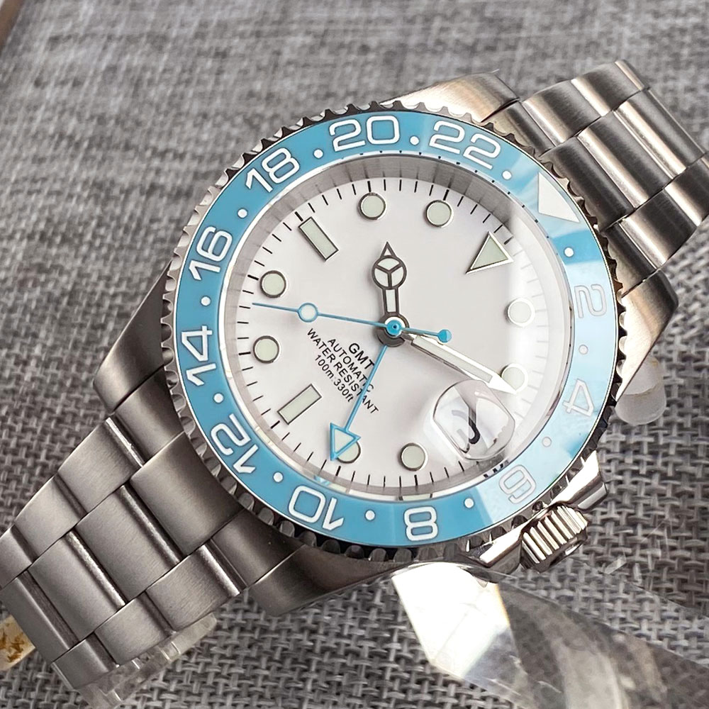 Customized 40mm Ice Blue Dial  - Jewelry Watches Men avis et prix