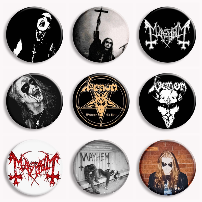 Rock Mayhem Band Soft Button P - Vintage Brooch Pin avis et prix