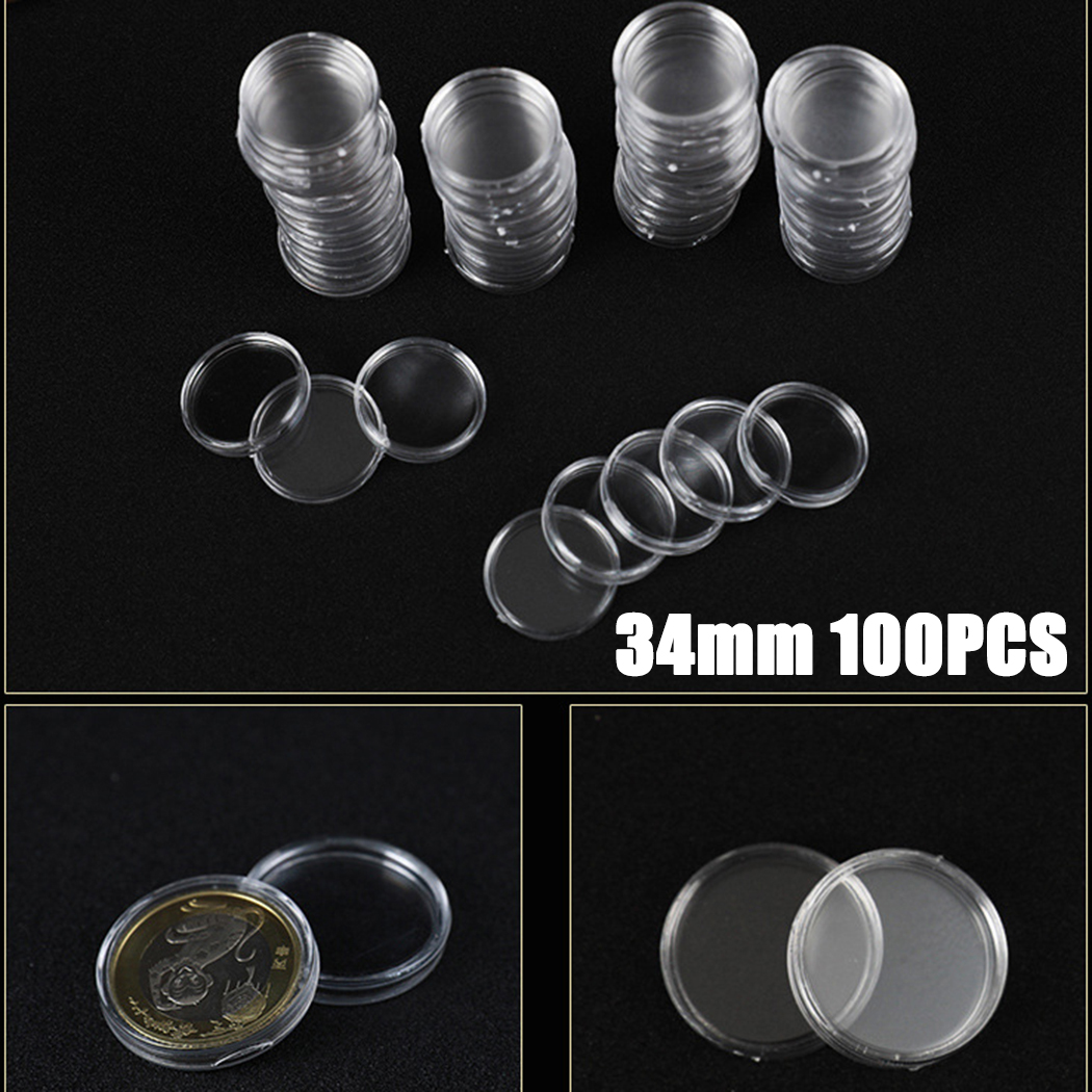 100 Clear Plastic Coin Capsule - Collectors Coins Jewelry & Watches Of Smithtown Reviews avis et prix