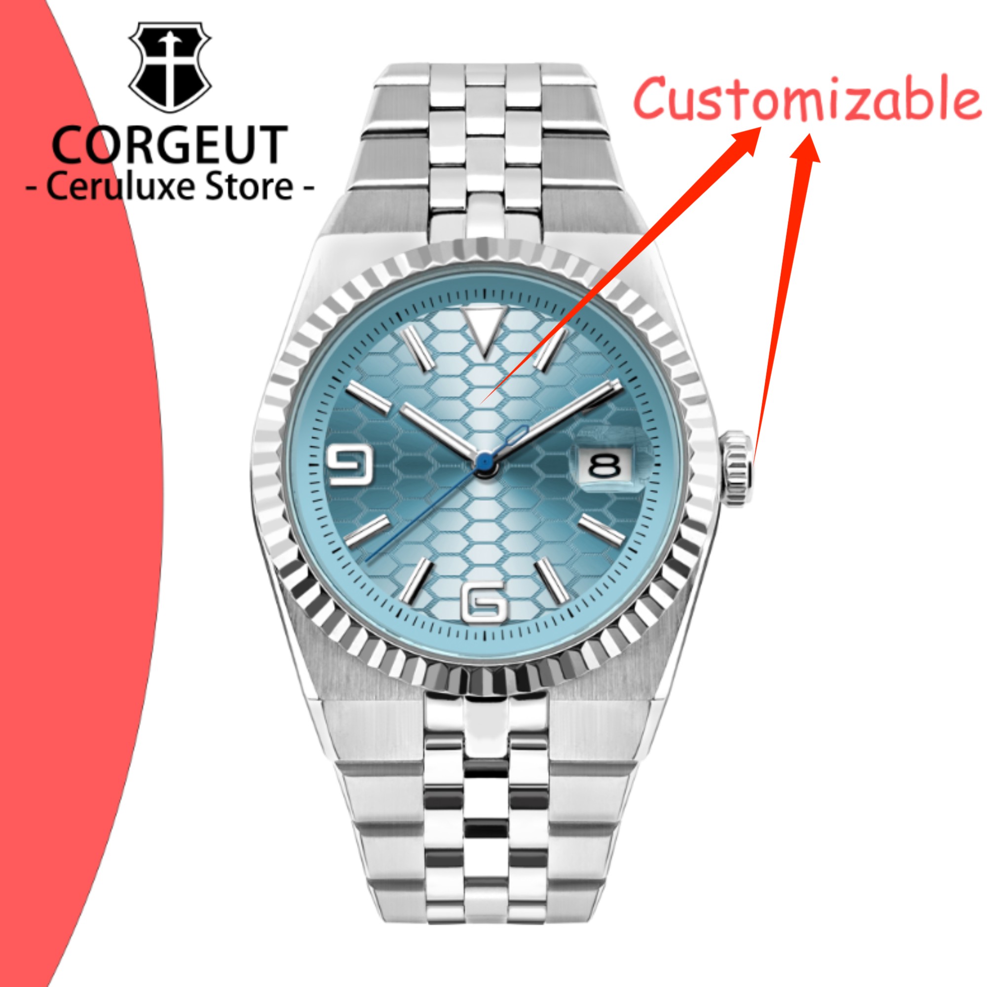 CUSTOM Logo Diy 40mm NH35 Mech - Jewellery Watch avis et prix