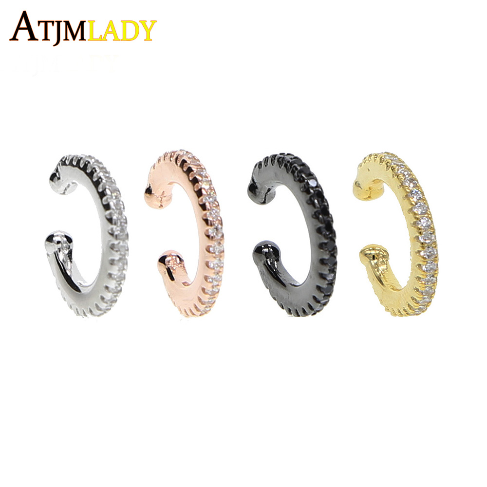 Ear Cuff Micro Pave Cz Circle  - Ear Cuff No Piercing avis et prix