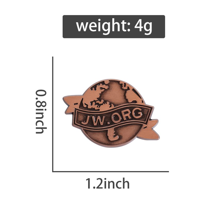 JW,ORG Banner Earth Enamel Pin - Vintage Brooch Pin avis et prix