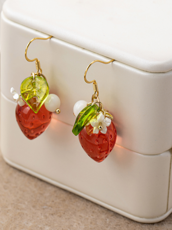 Cute Stberry Fruit Ear Cuffs f - Ear Cuff No Piercing avis et prix