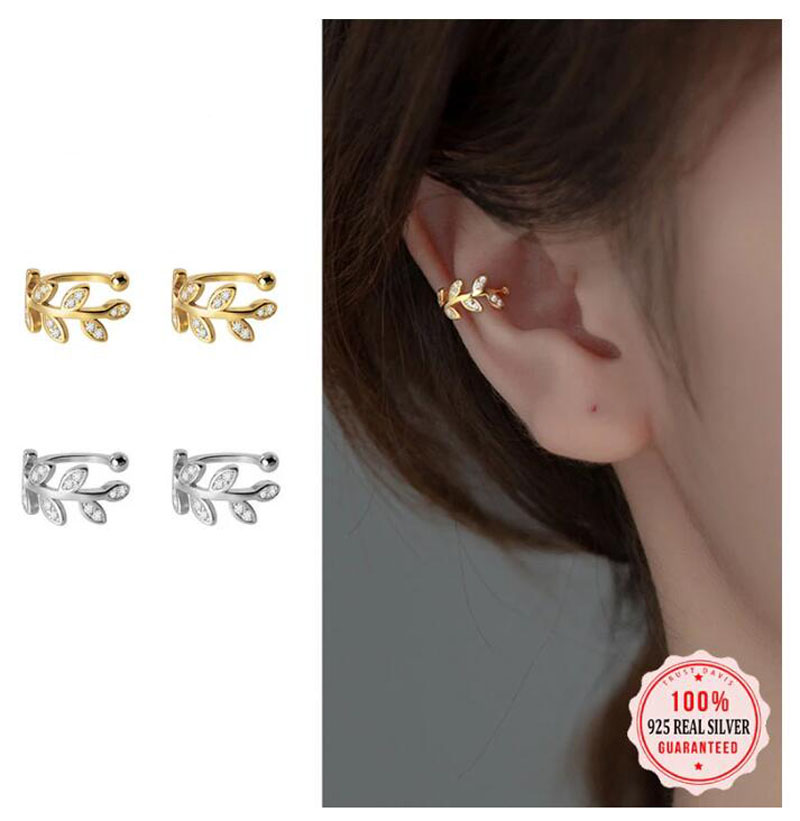 925 Sterling Silver Ear Cuff F - Ear Cuff No Piercing avis et prix