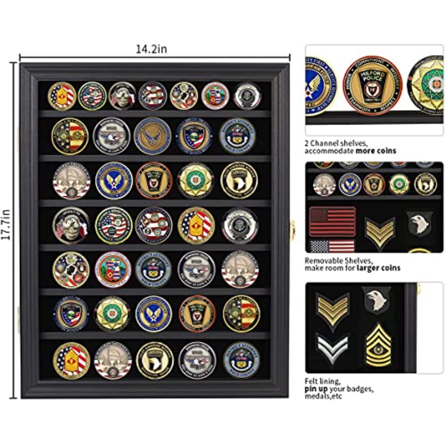 Medals Display Case Wall Frame - Collectors Coins Jewelry & Watches Of Smithtown Reviews avis et prix