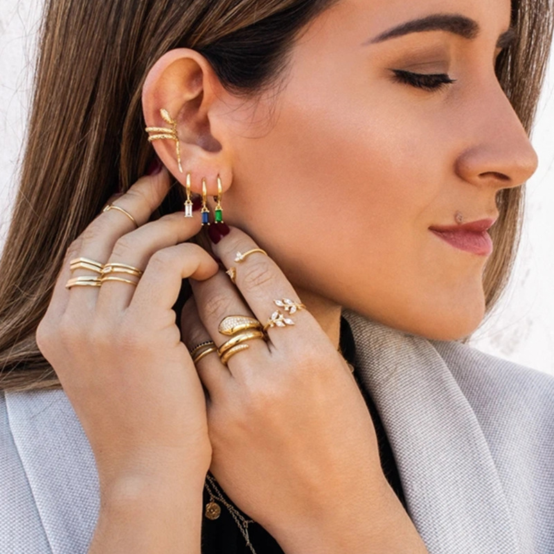 F.I.N.S Stack Creative Snake 9 - Ear Cuff No Piercing avis et prix