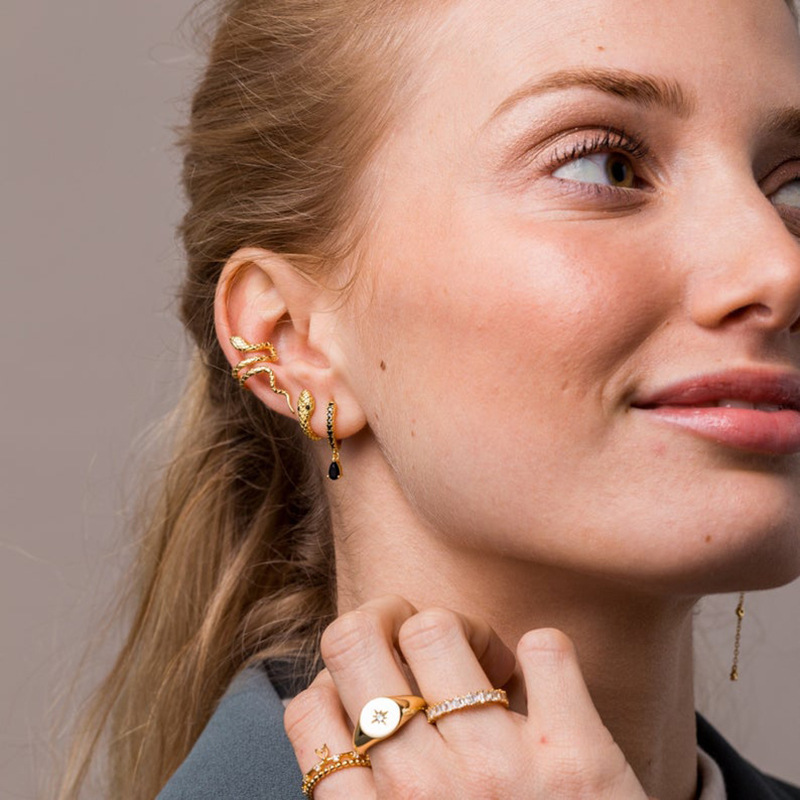 F.I.N.S Stack Creative Snake 9 - Ear Cuff No Piercing avis et prix