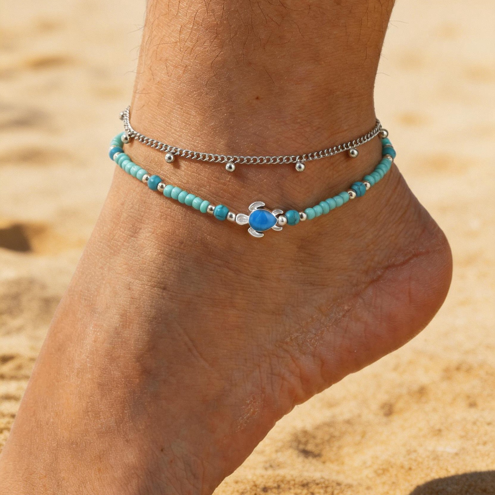 Anklet Set Stainless Steel Lay - Jc Jewelry & Watches Photos avis et prix