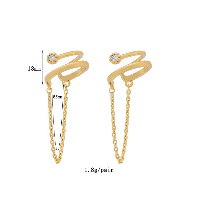 KEYOUNUO Gold Filled Silver Co - Ear Cuff No Piercing avis et prix