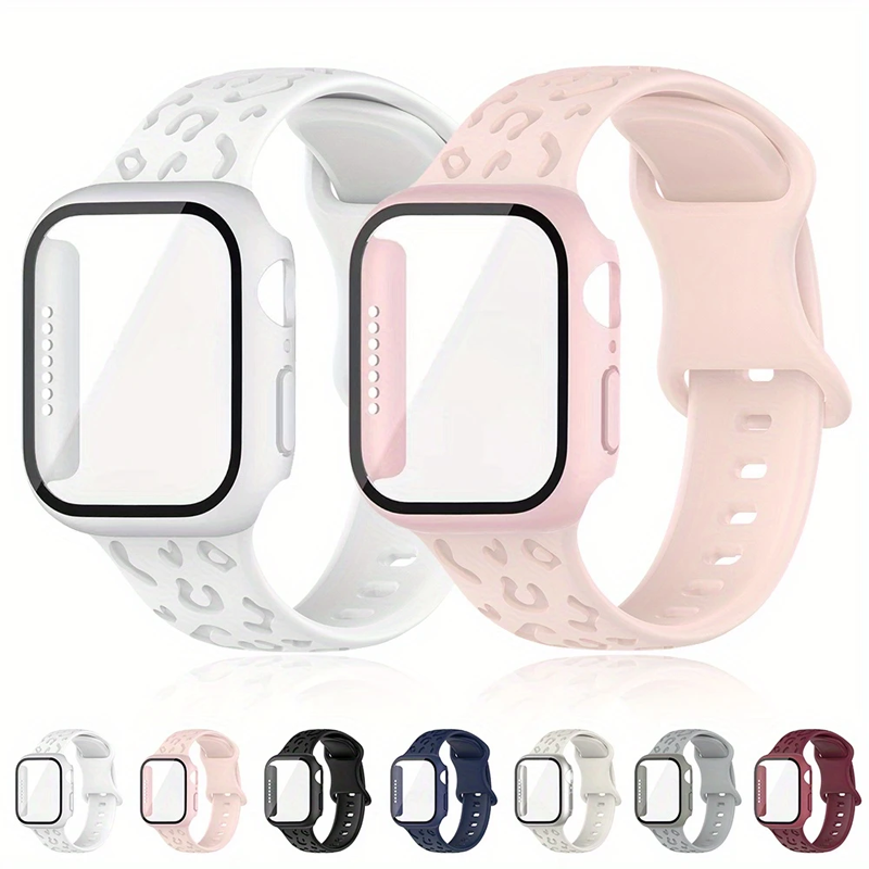 Glass+Case+Strap for Apple Wat - Jewelry Smart Watches avis et prix