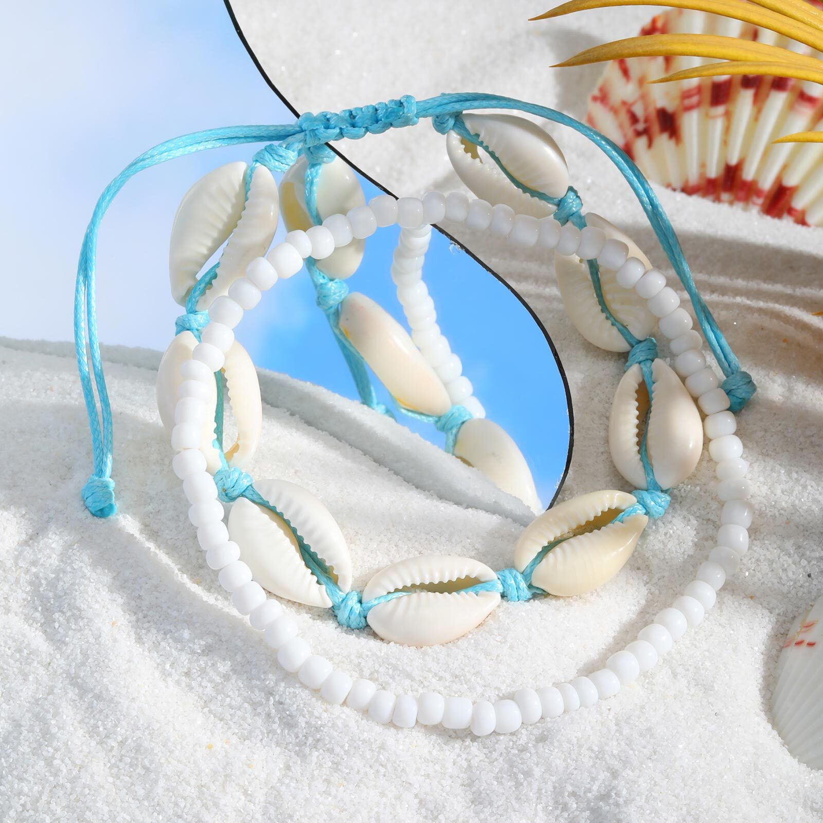 Cowrie Shell Ankle Bracelet fo - Jc Jewelry & Watches Photos avis et prix