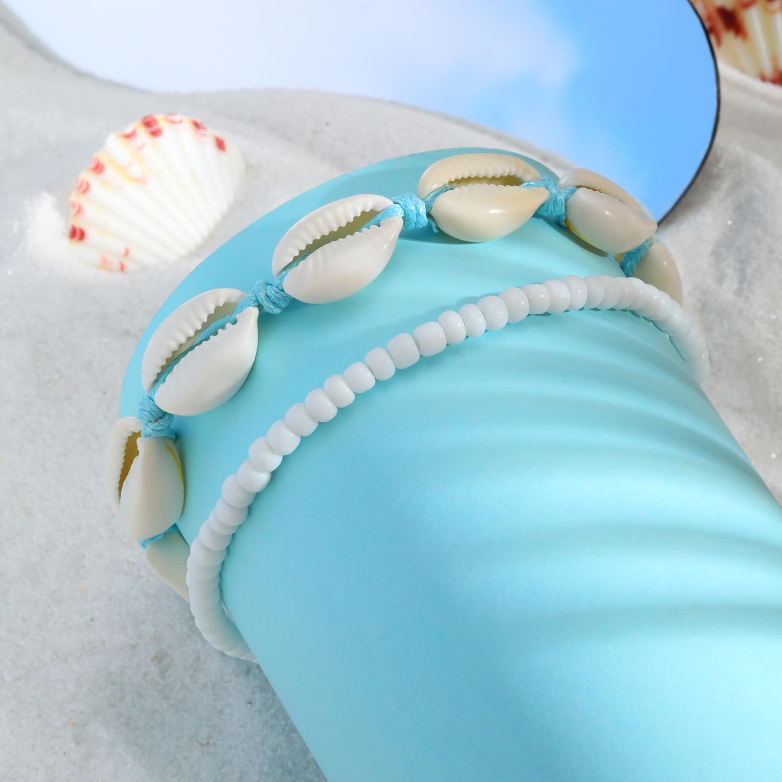 Cowrie Shell Ankle Bracelet fo - Jc Jewelry & Watches Photos avis et prix