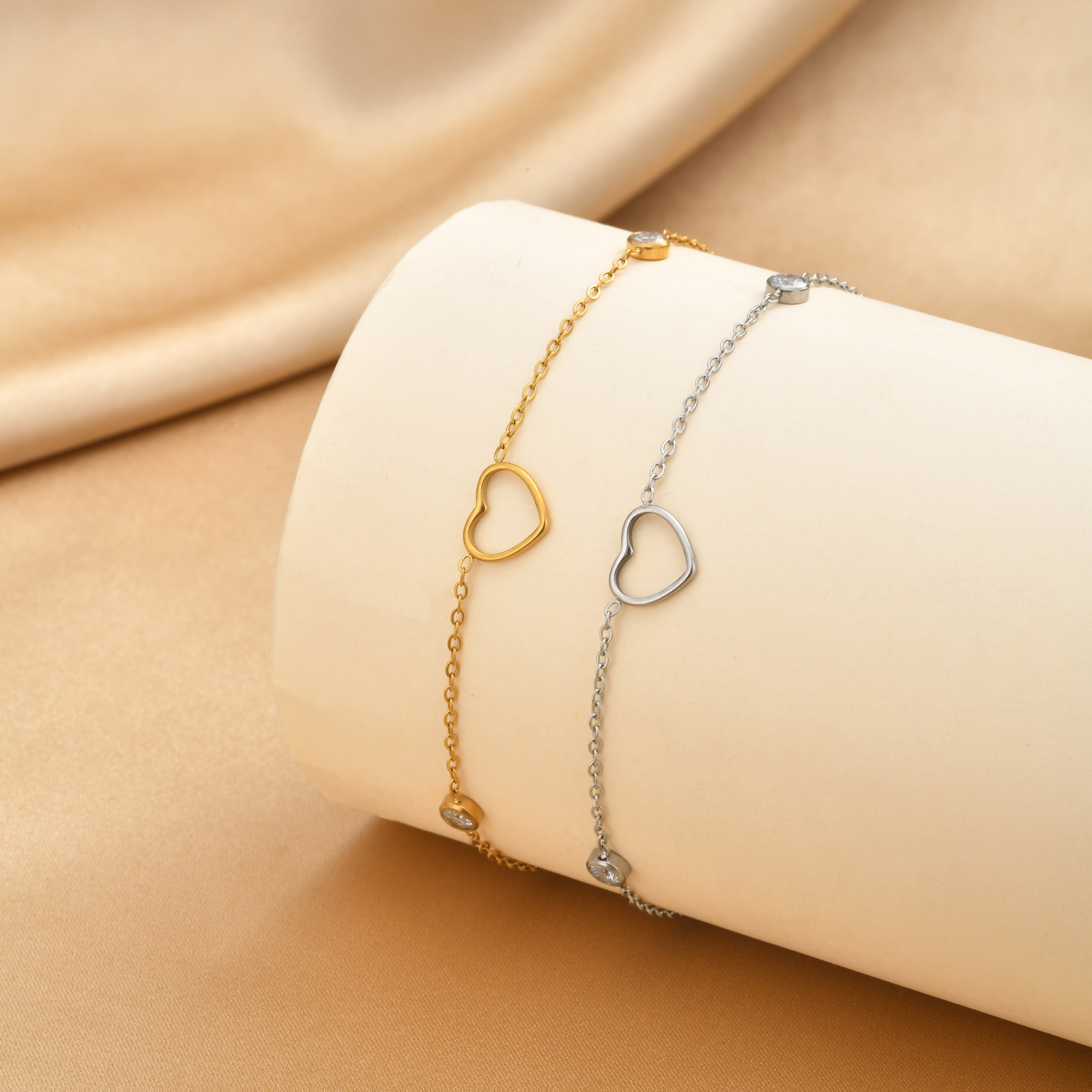 Vnox Minimalist Hollow Heart Z - Jc Jewelry & Watches Photos avis et prix