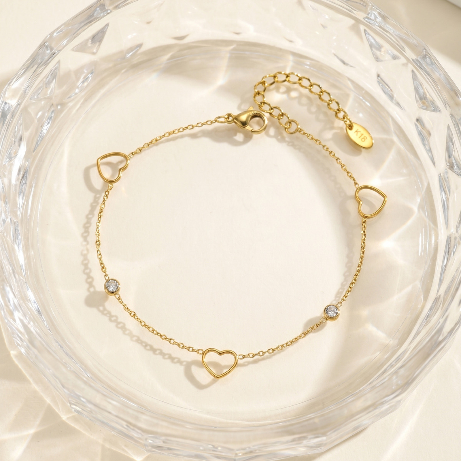 Vnox Minimalist Hollow Heart Z - Jc Jewelry & Watches Photos avis et prix