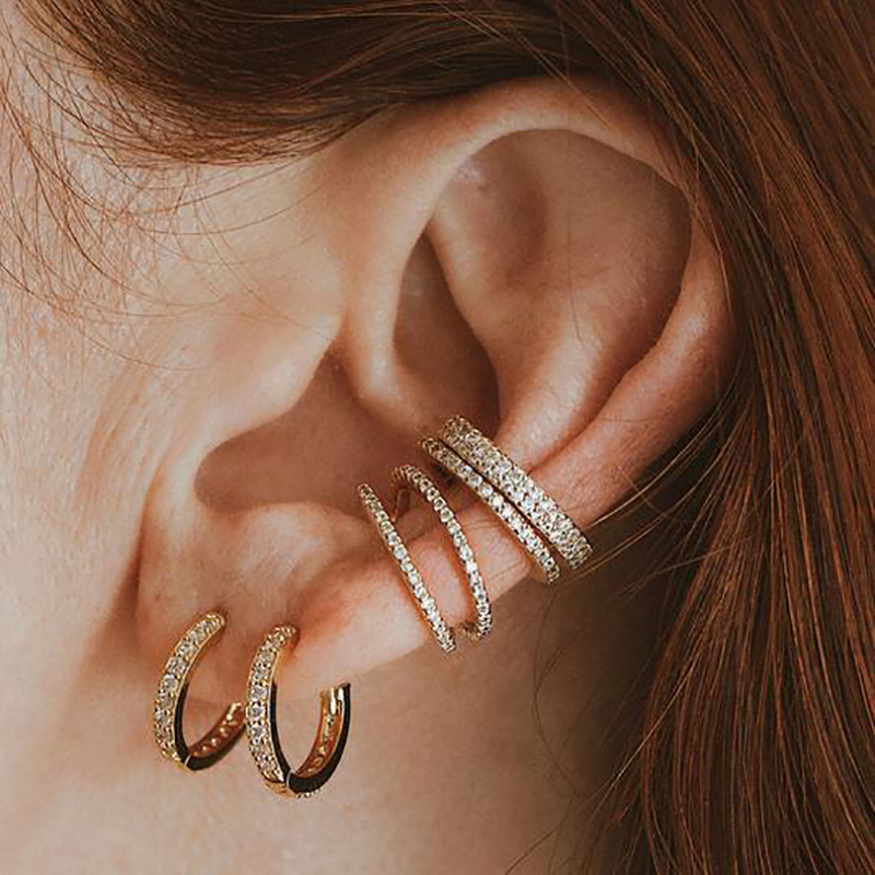 CRMYA Luxury Gold Silver Fille - Ear Cuff No Piercing avis et prix