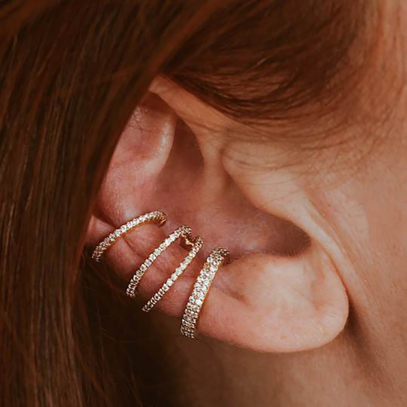 CRMYA Luxury Gold Silver Fille - Ear Cuff No Piercing avis et prix
