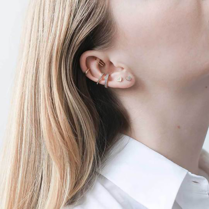 CRMYA Luxury Gold Silver Fille - Ear Cuff No Piercing avis et prix