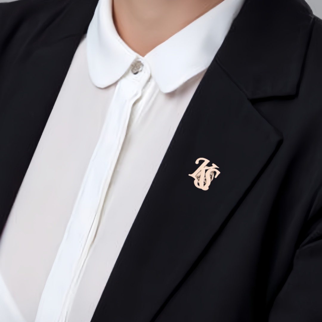 Personalized Initials Jacket L - Vintage Brooch Pin avis et prix