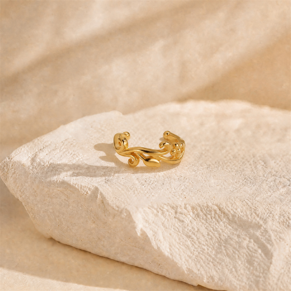 Aide 925 Sterling Silver Gold  - Ear Cuff No Piercing avis et prix