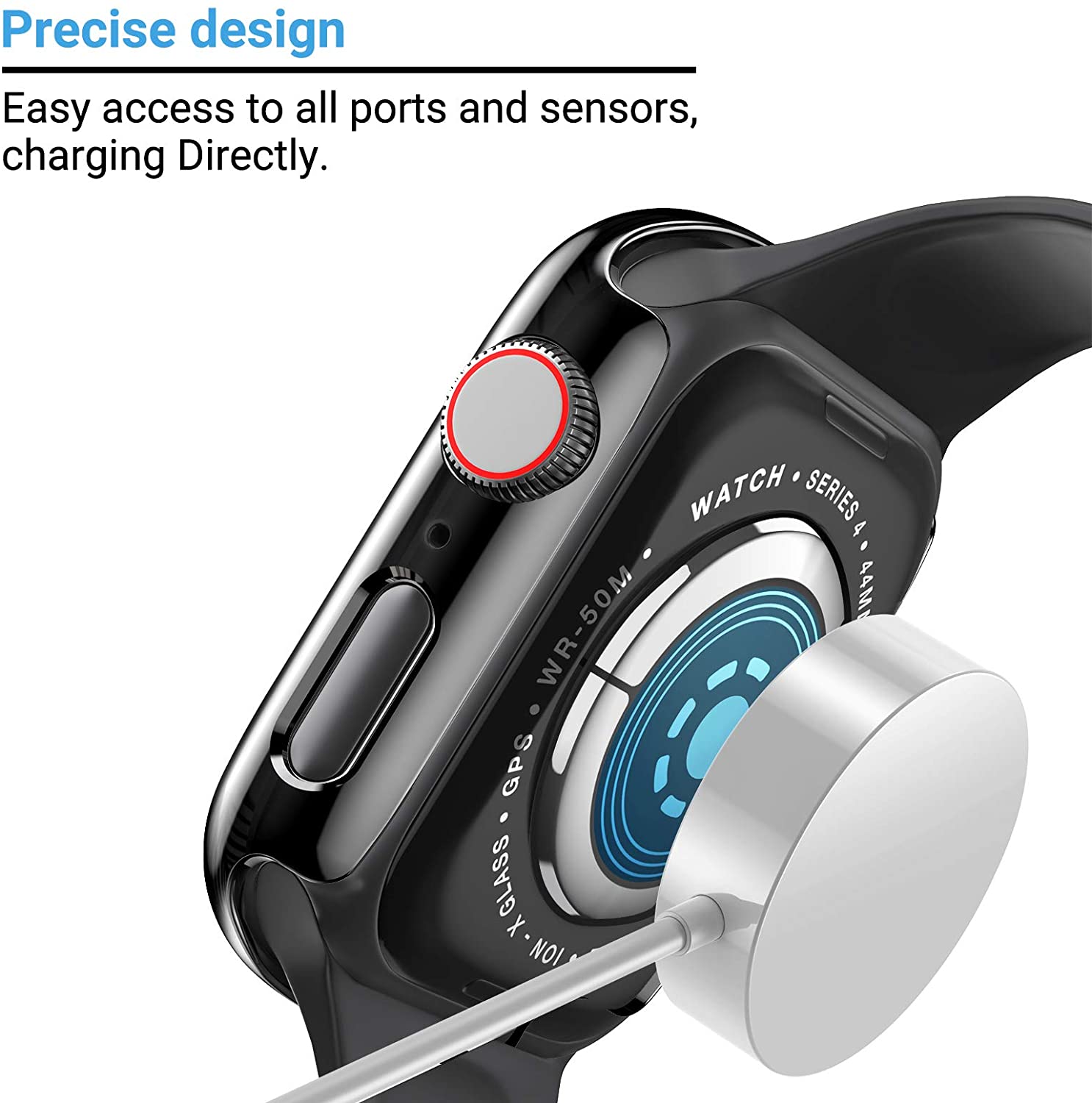 Glass+cover For Apple Watch Ca - Jewelry Smart Watches avis et prix