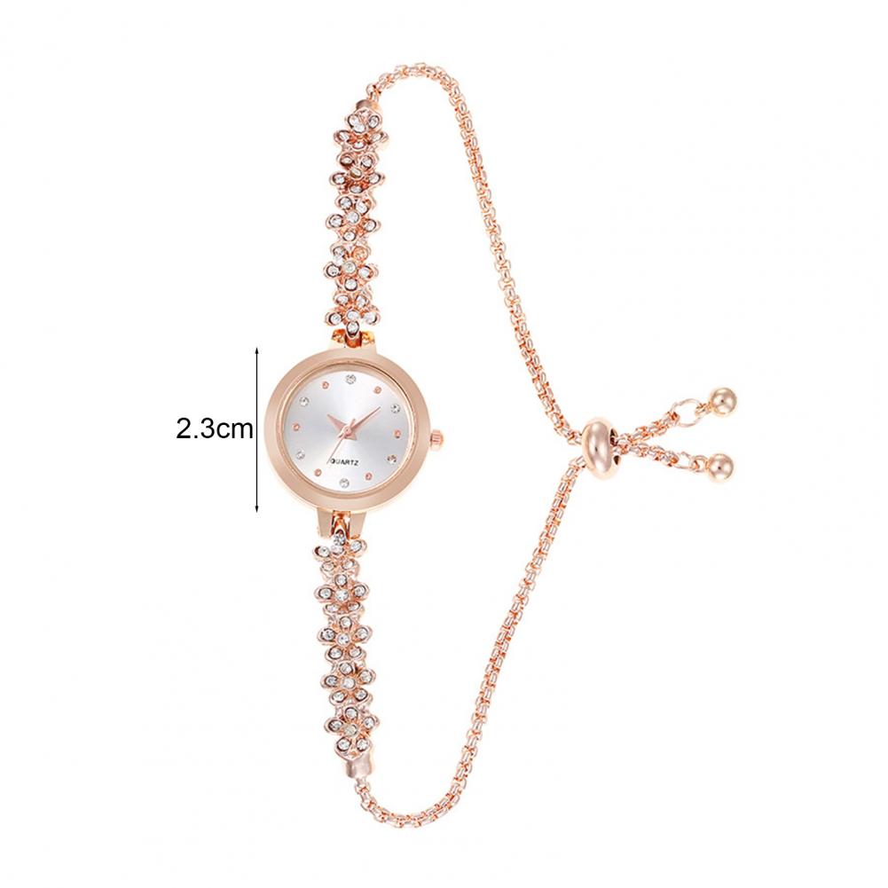 2.3cm Women Rhinestone Bracele - Jewelry Watches Women avis et prix