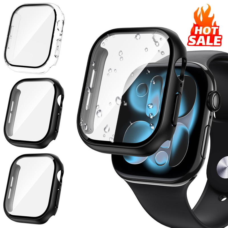 3pcs Glass+Cover For Apple Wat - Jewelry Smart Watches avis et prix