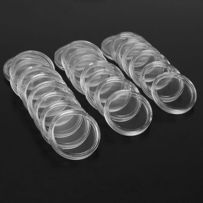 100 Clear Round Coin Holders 3 - Collectors Coins Jewelry & Watches Of Smithtown Reviews avis et prix