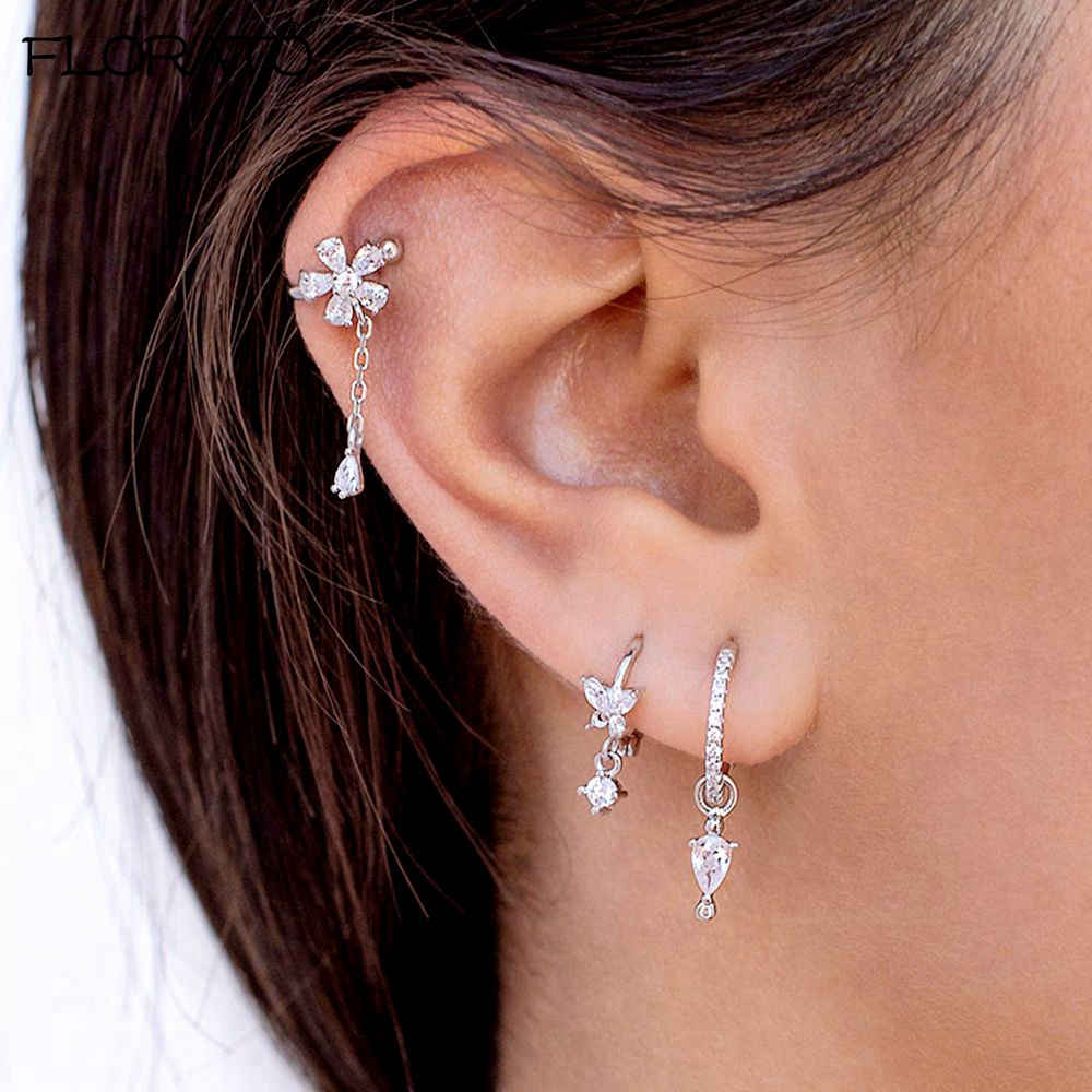 1PCS 18K Gold Earings Clip on  - Ear Cuff No Piercing avis et prix