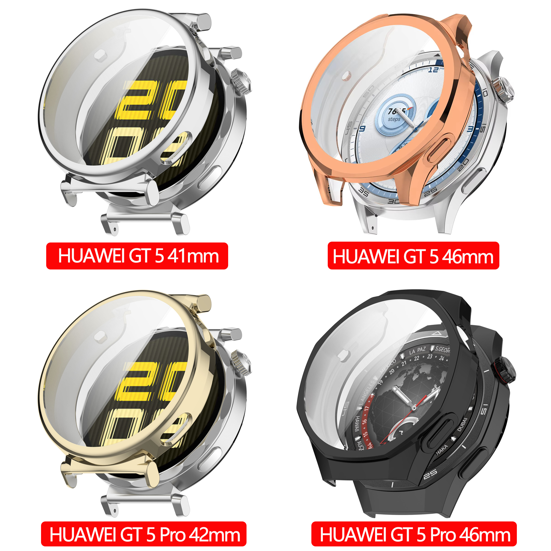 Case For HUAWEI Watch GT 5/5 P - Jewelry Smart Watches avis et prix