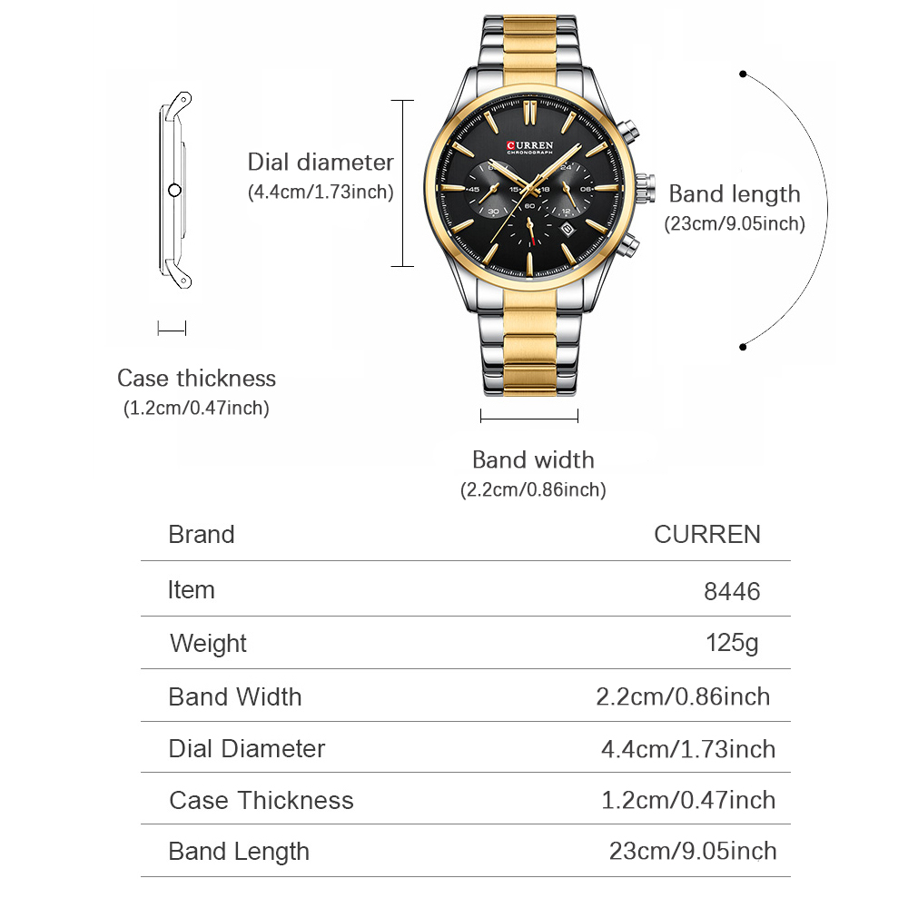 CURREN Casual Quartz Chrono Sp - Jewellery Watch avis et prix