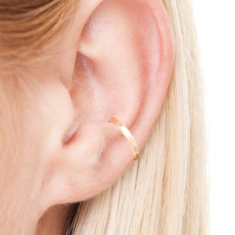 925 Silver Ear Clip 14K Gold F - Ear Cuff No Piercing avis et prix