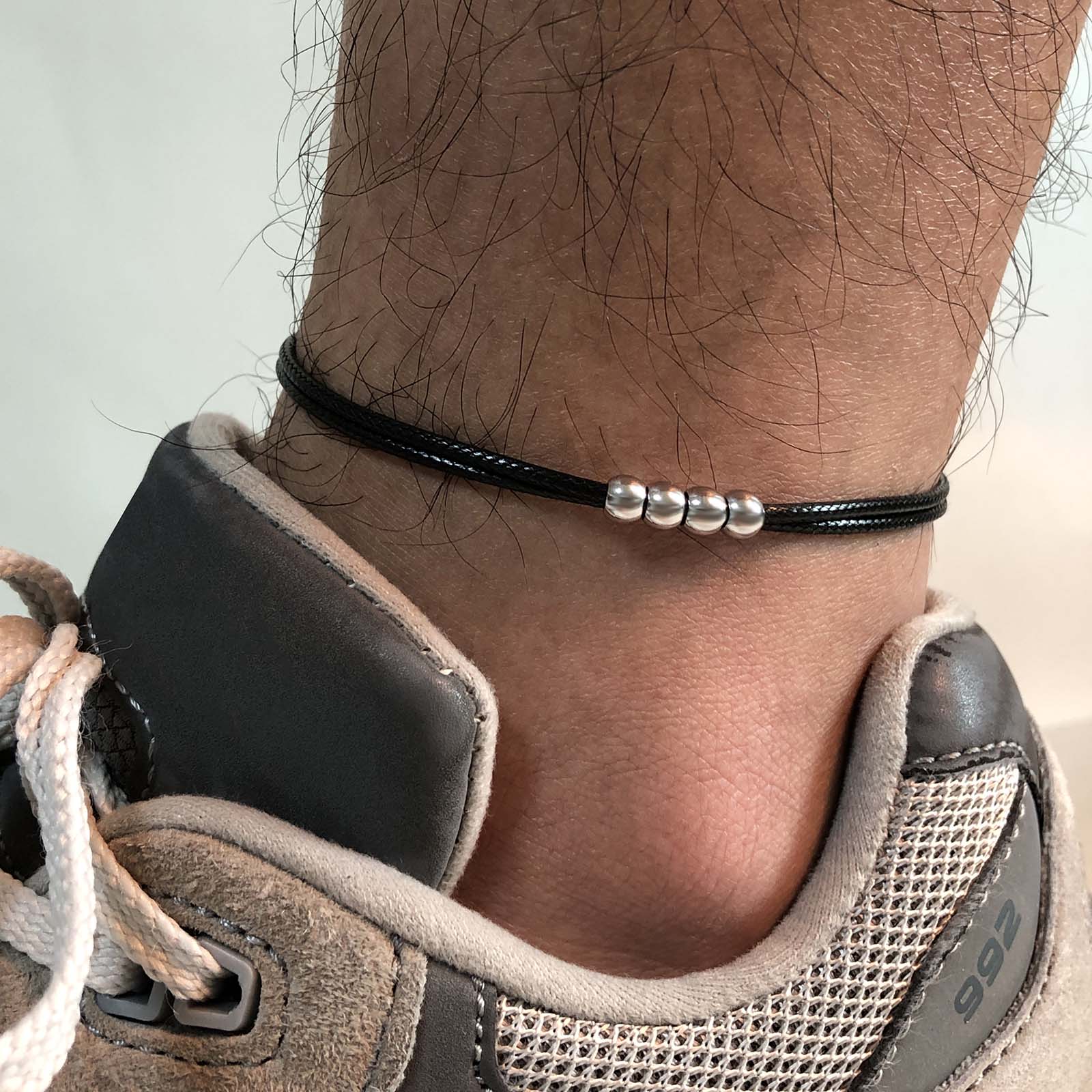 Men's Stylish Black Rope Chain - Jc Jewelry & Watches Photos avis et prix