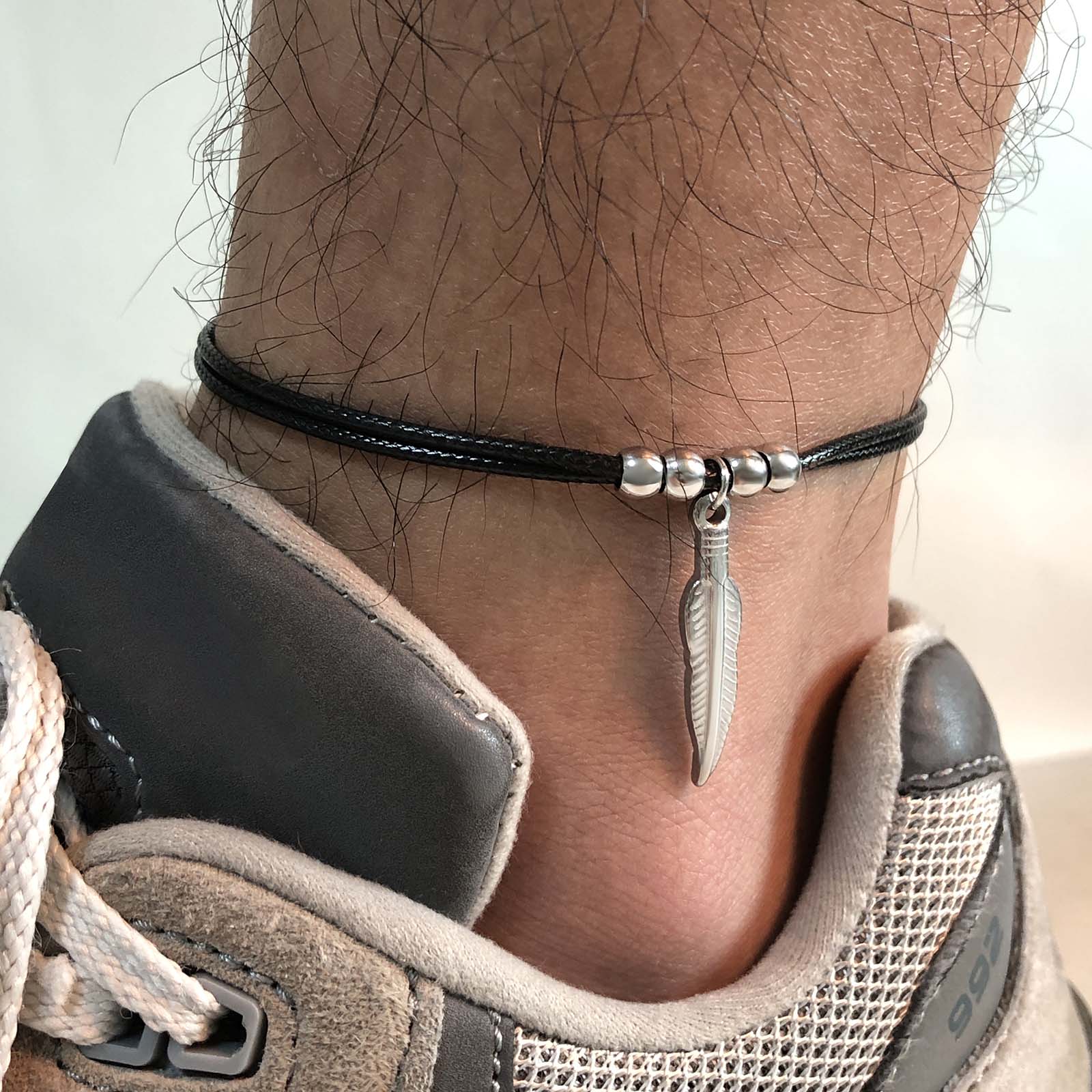 Men's Stylish Black Rope Chain - Jc Jewelry & Watches Photos avis et prix