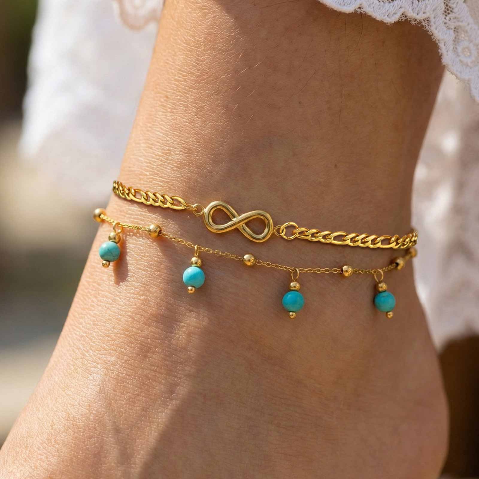 Vnox New Boho Double Layered I - Jc Jewelry & Watches Photos avis et prix