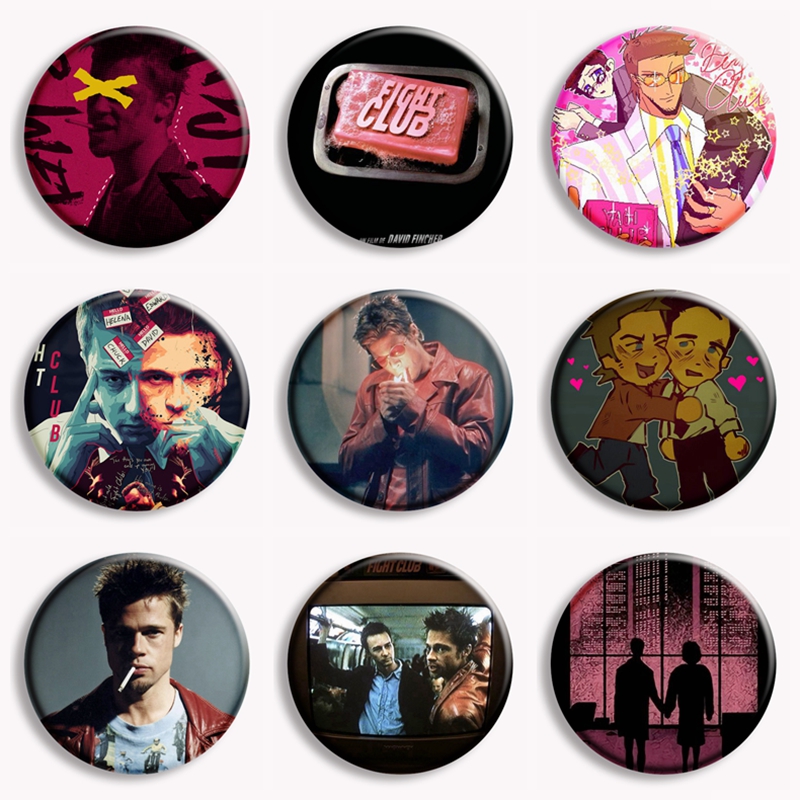Retro Classic Movie Fight Club - Vintage Brooch Pin avis et prix