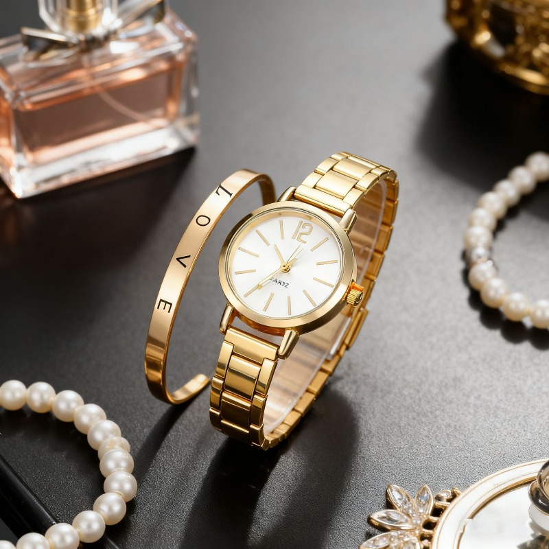 2pcs Set Watch Luxury Women Si - Jewelry Watches Women avis et prix