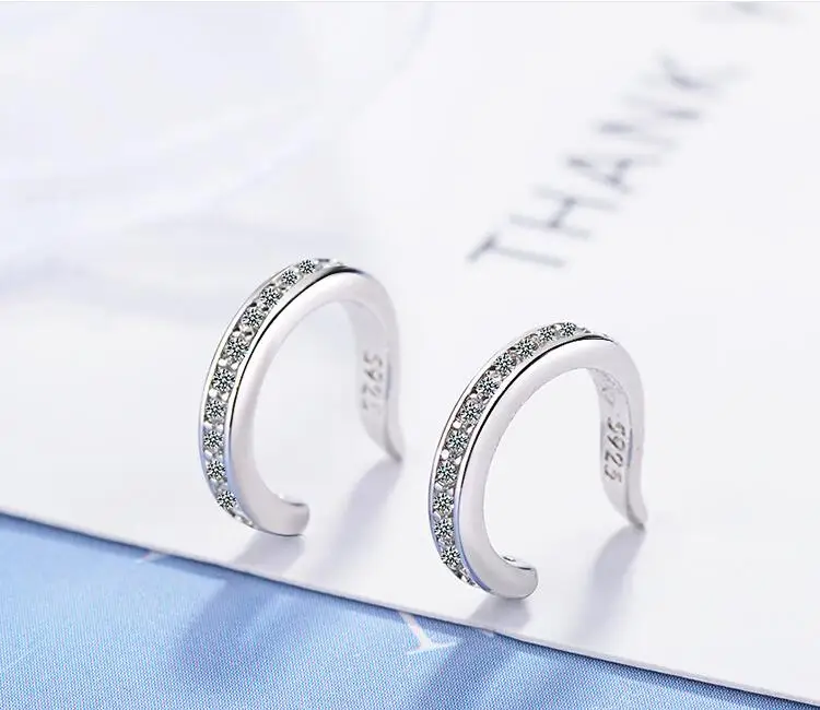 Simple Micro Pave 925 Sterling - Ear Cuff No Piercing avis et prix