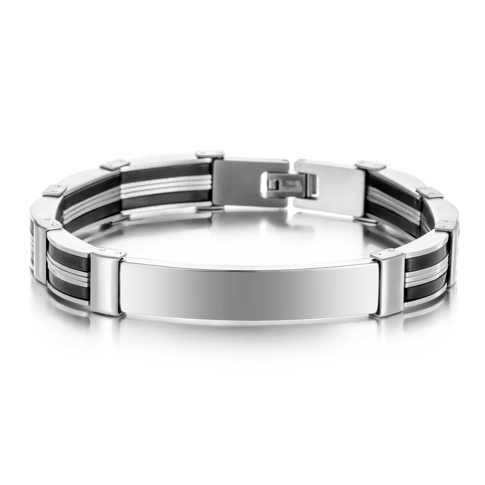 Punk Custom TEXT Name Men Stai - Jewelry Watches Men avis et prix