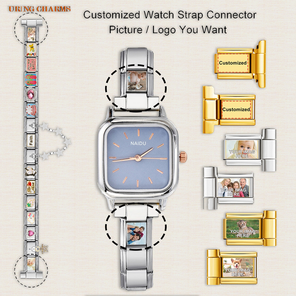 1 pair Picture Logo Customized - Jewelry Watches Men avis et prix