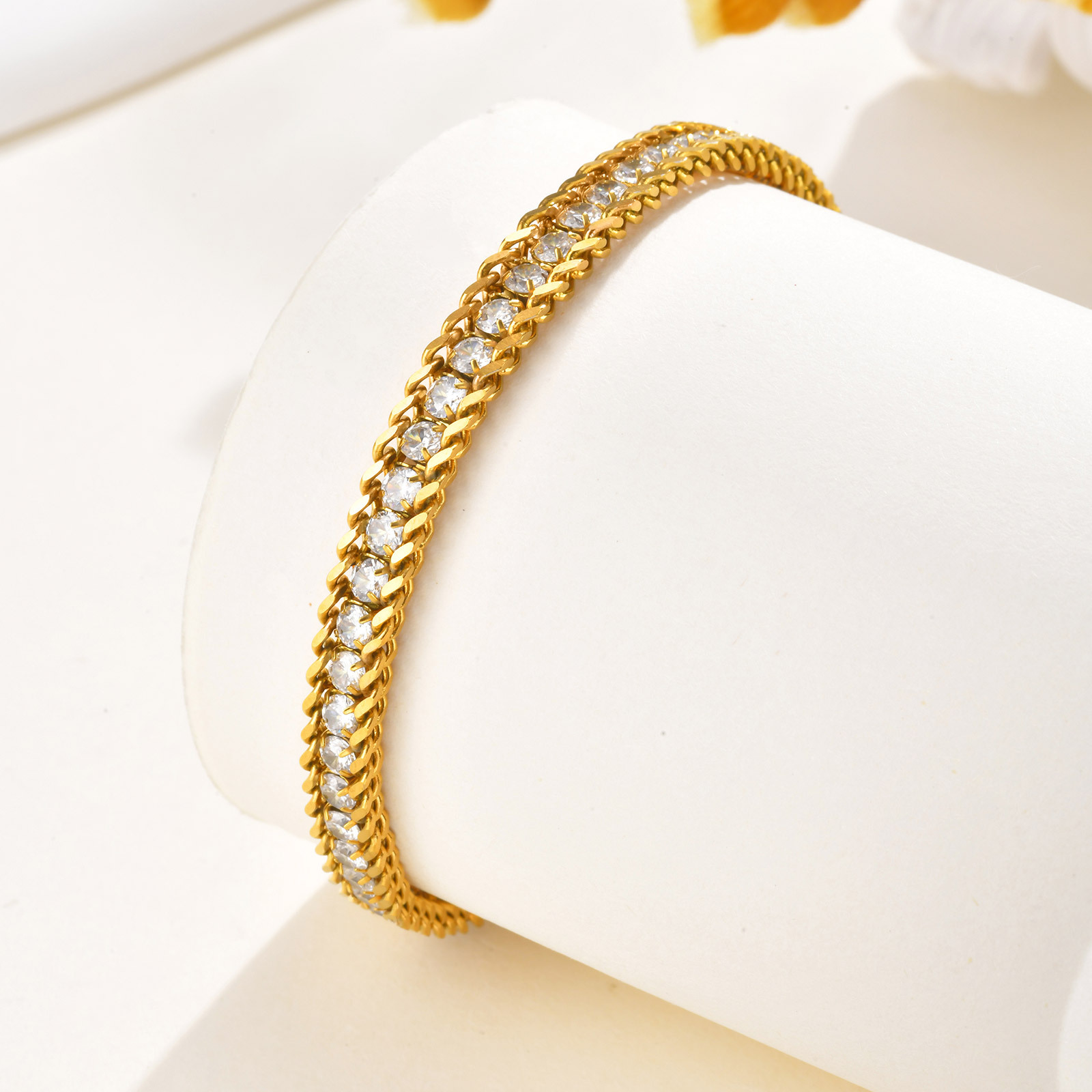 Vnox  Stainless Steel White Zi - Jc Jewelry & Watches Photos avis et prix