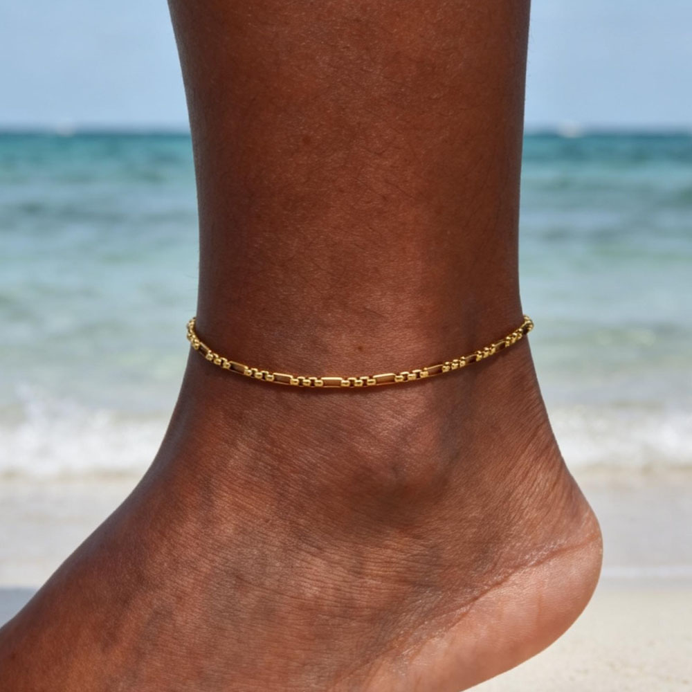 Stainless Steel Women's Anklet - Jc Jewelry & Watches Photos avis et prix