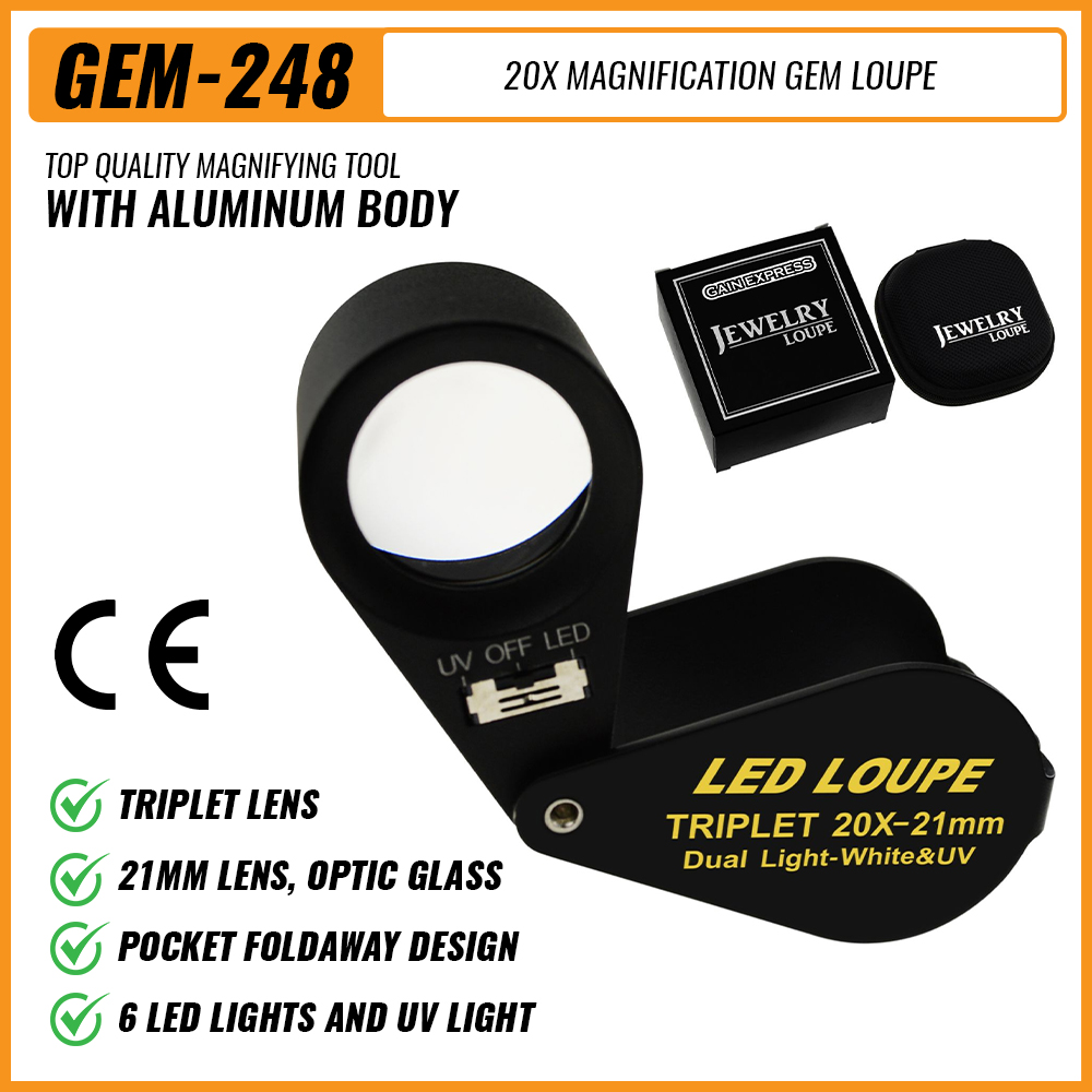 20x Jewelry Loupe 21mm Dual Li - Collectors Coins Jewelry & Watches Of Smithtown Reviews avis et prix