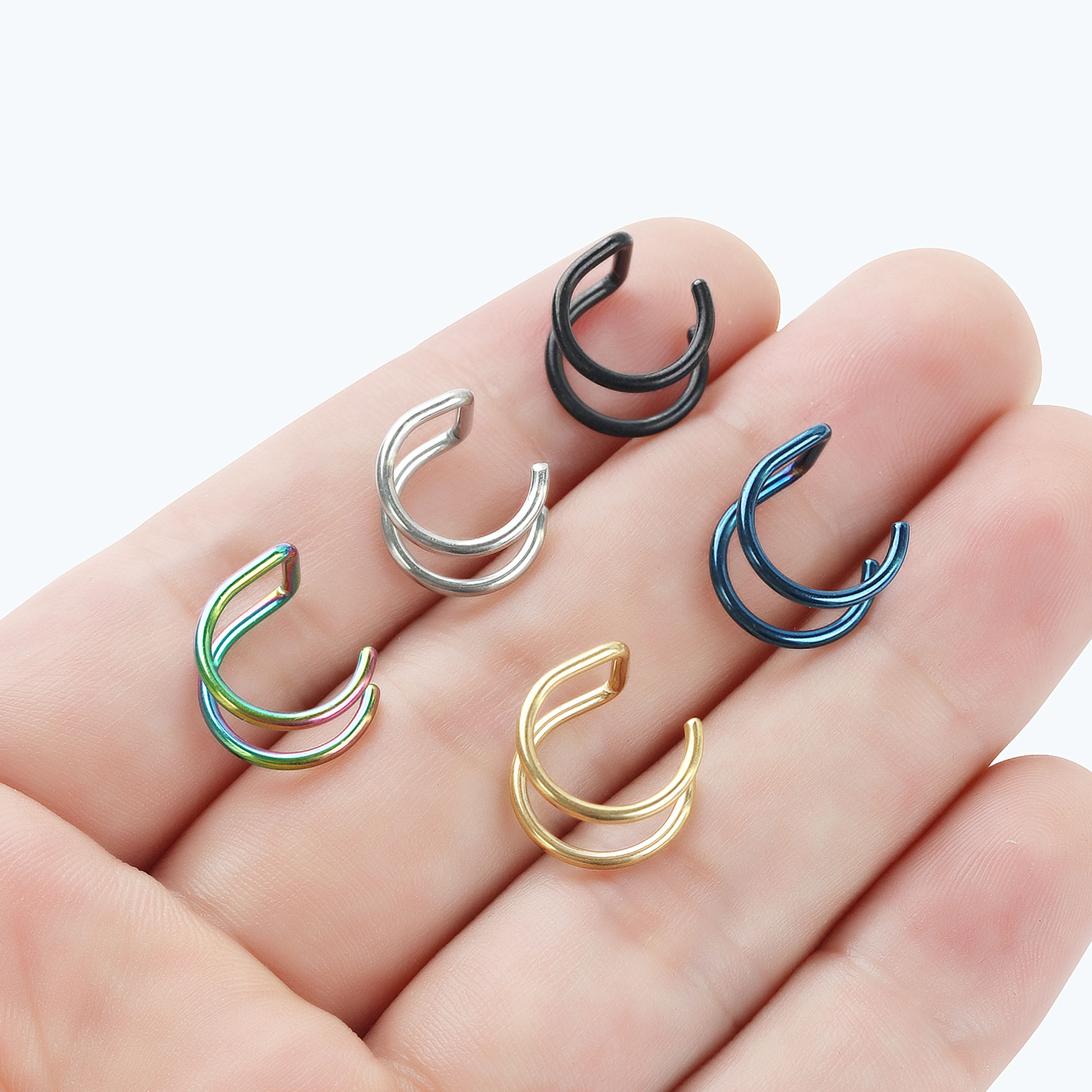 2pcs New No-Piercing Ear Cuffs - Ear Cuff No Piercing avis et prix