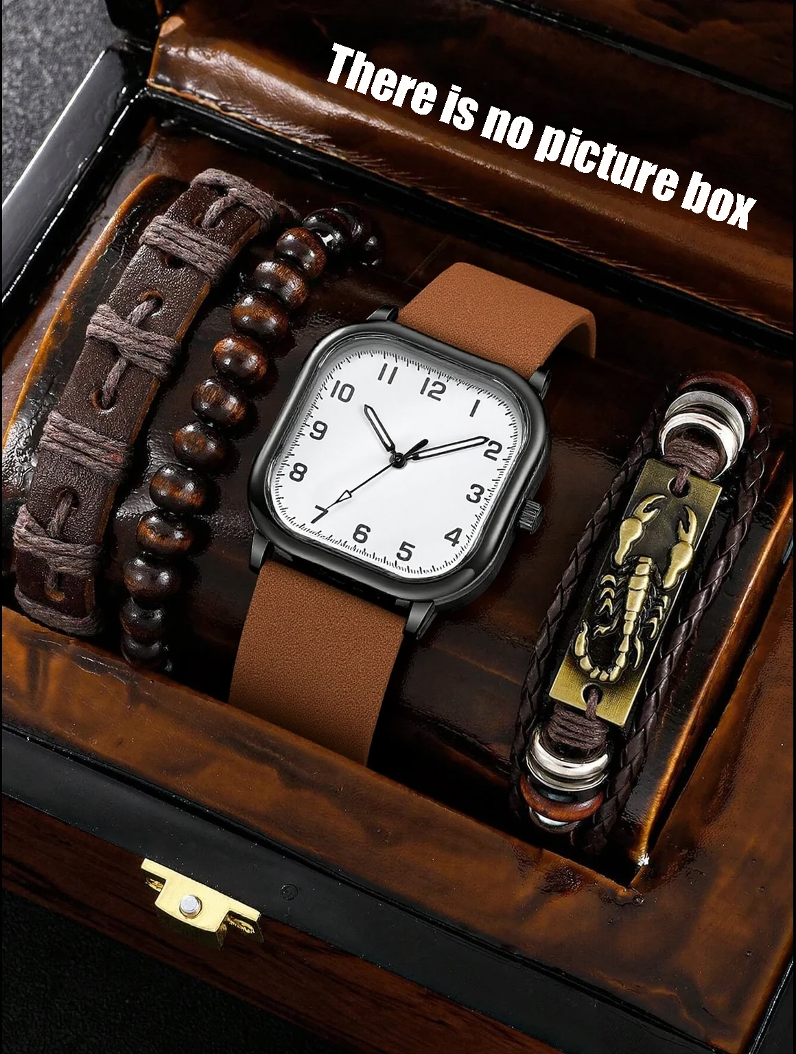 No gift box; men's leather str - Jewellery Watch avis et prix